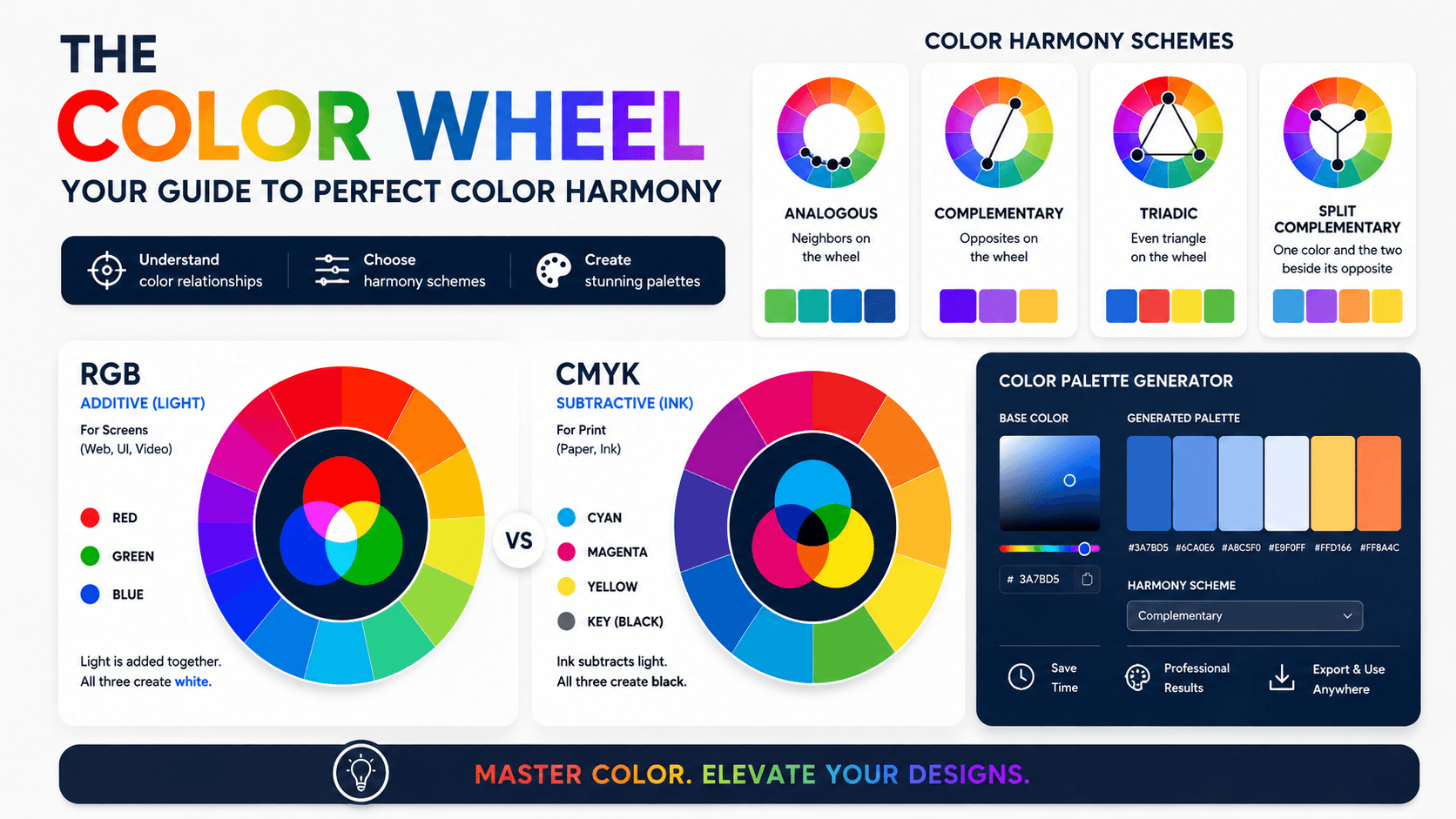Color Wheel & Color Theory Guide 2026 | ReverseToolkit